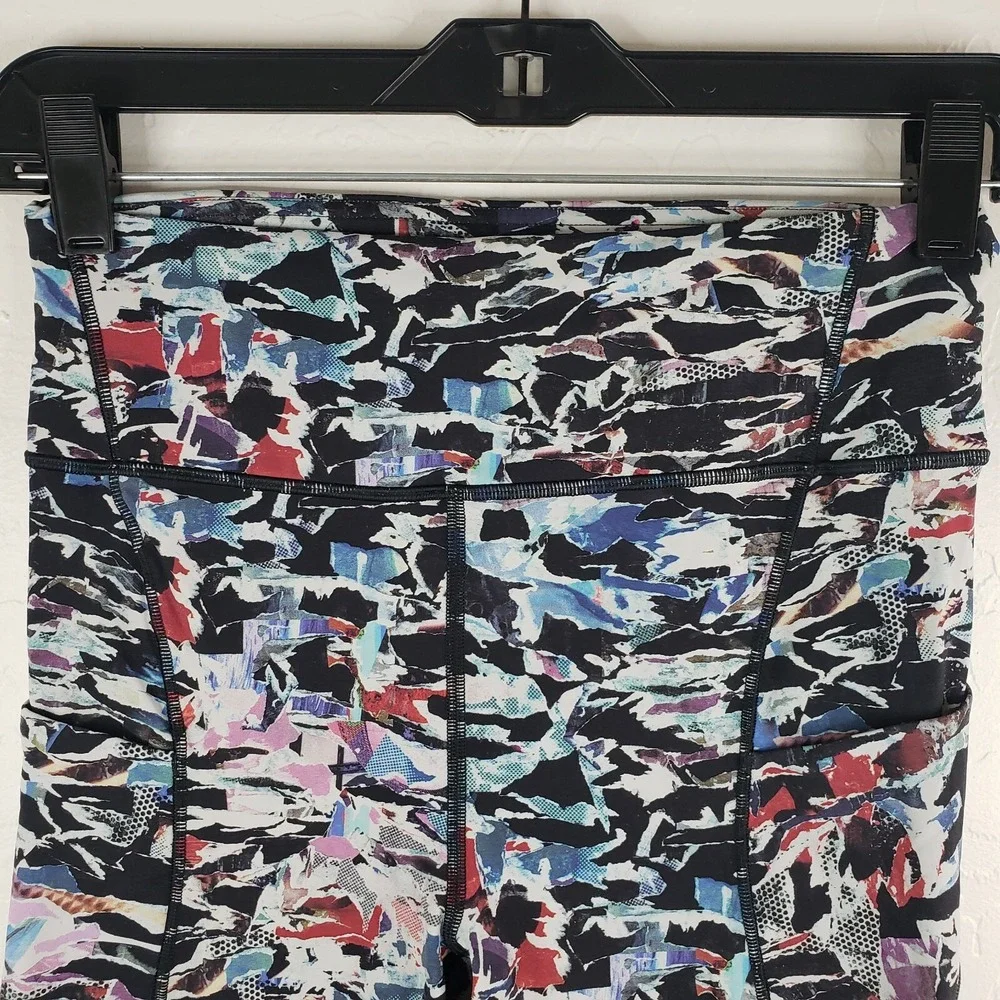 Lululemon Pants Women's 6 Colorful Break Free Nulux‎ Culture Clash Star Leggings